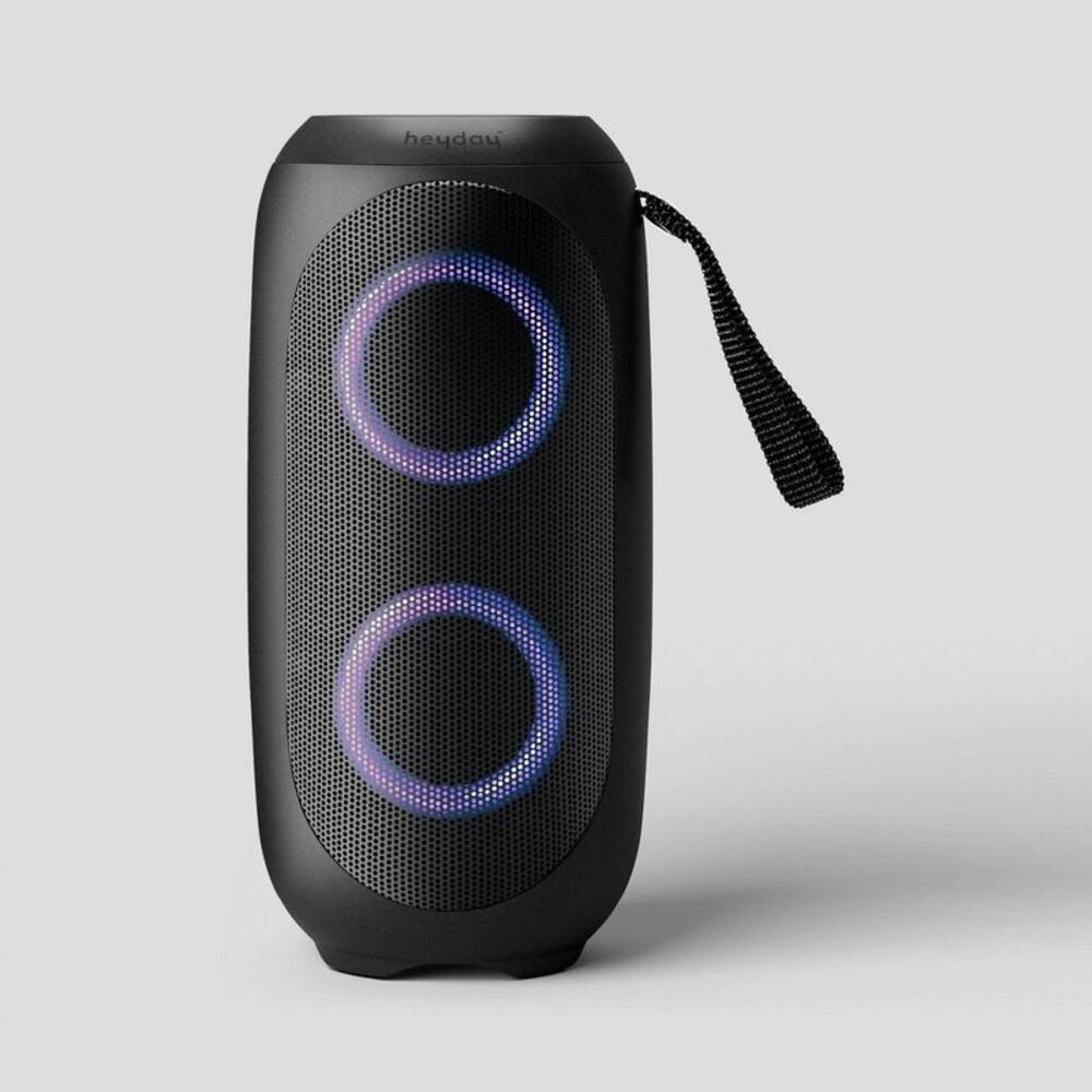 Open Box - Heyday - Portable Bluetooth Speaker Black - heyday Black